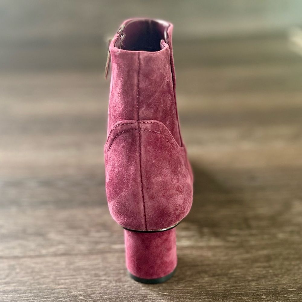 Draper James Bethany Ankle Booties in Burgundy. Size 7. NWOT! - Picture 14 of 16
